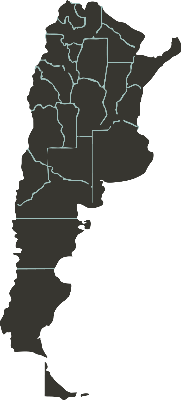 Mapa de Argentina